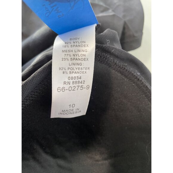 Kim Gravel x Swimsuits For All Surplice Asymmetrical Sarong Size 10 Black Beach - Picture 7 of 9